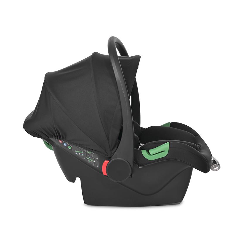 Cosulet auto pentru copii, Spirit, i-Size, 0-15 luni, 40-87 cm, Black Jasper - Side View