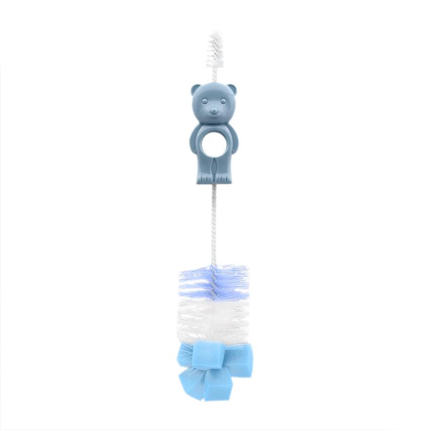 Perie de curatat biberoane, tetine si cani, Light Blue
