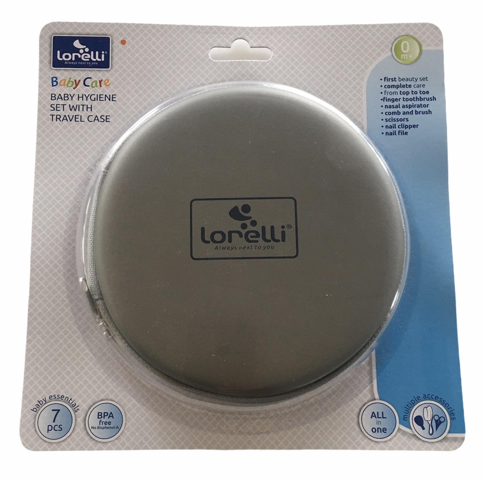 Kit de igiena si ingrijire nou-nascut, Lorelli, gri