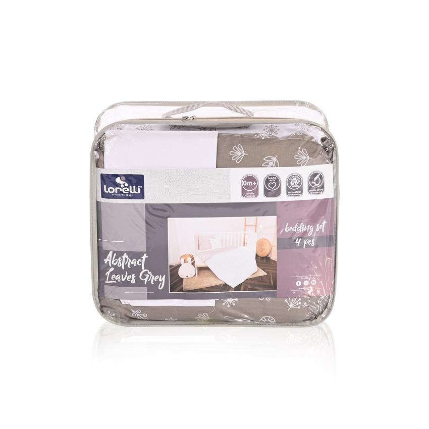 Set lenjerie pat 4 piese, bumbac ranforce, Giraffe White - imagine 2