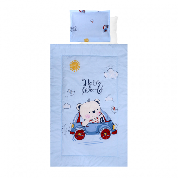 Bear & Car Blue