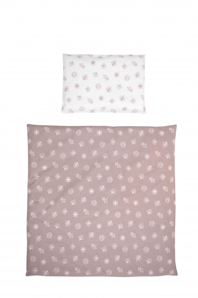 Abstract Leaves Grey Beige