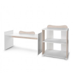 White & Light Oak White & Light Oak