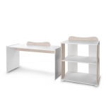 White & Light Oak White & Light Oak