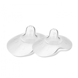 Protectie pentru sani, din silicon moale, forma anatomica, 2 bucati, L